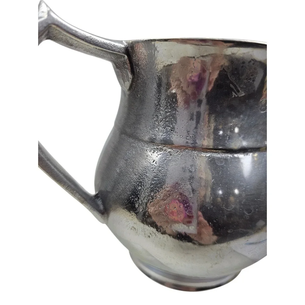 Vintage Wilton Armetale Pewter Tone Pitcher Small‎ Elegant Spout Handle